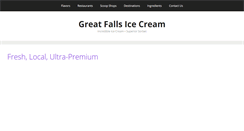 Desktop Screenshot of greatfallsicecream.com