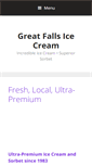 Mobile Screenshot of greatfallsicecream.com